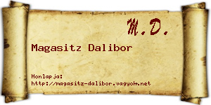 Magasitz Dalibor névjegykártya